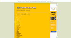 Desktop Screenshot of bizgermany.com