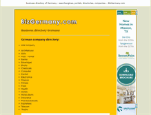 Tablet Screenshot of bizgermany.com